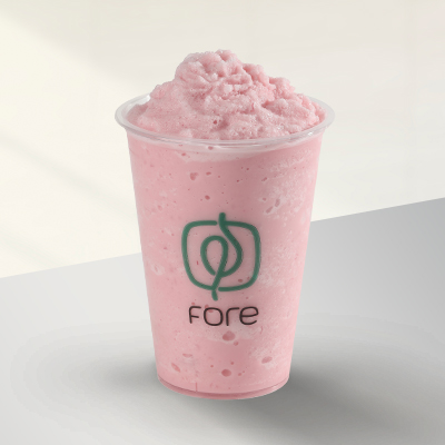 “Deliciously Refreshing: Fore Strawberry Ice Blended”