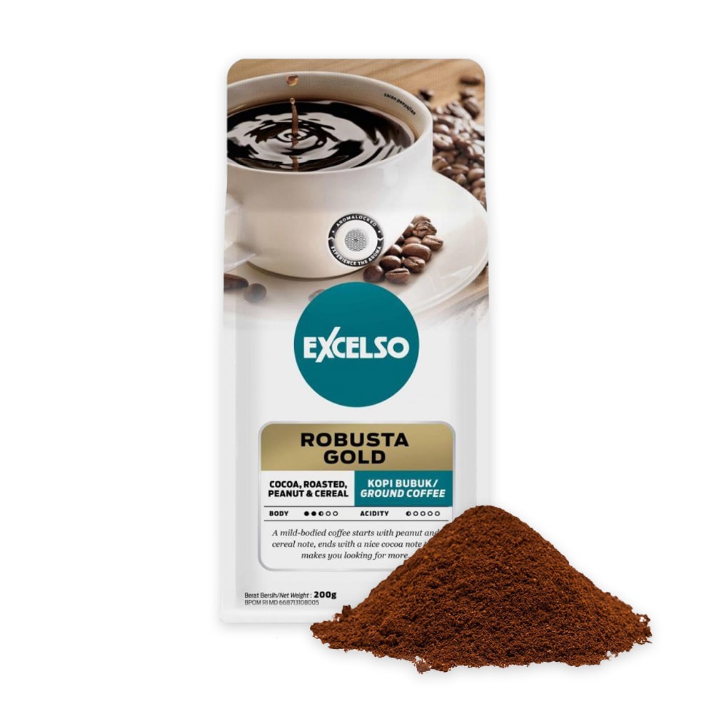 Eksplorasi Rasa Kopi Robusta Gold Bubuk Excelso yang Berkualitas