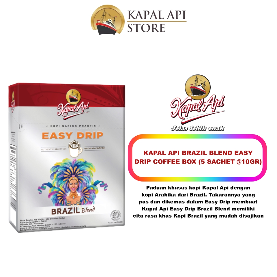 Kapal Api Luwak Blend Easy Drip Coffee Box: Nikmat Praktis dan Berkualitas