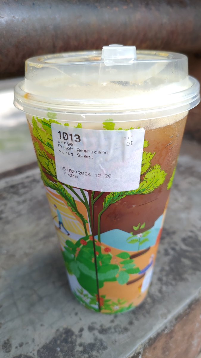 “Kelezatan Fore Triple Peach Americano yang Menggoda”