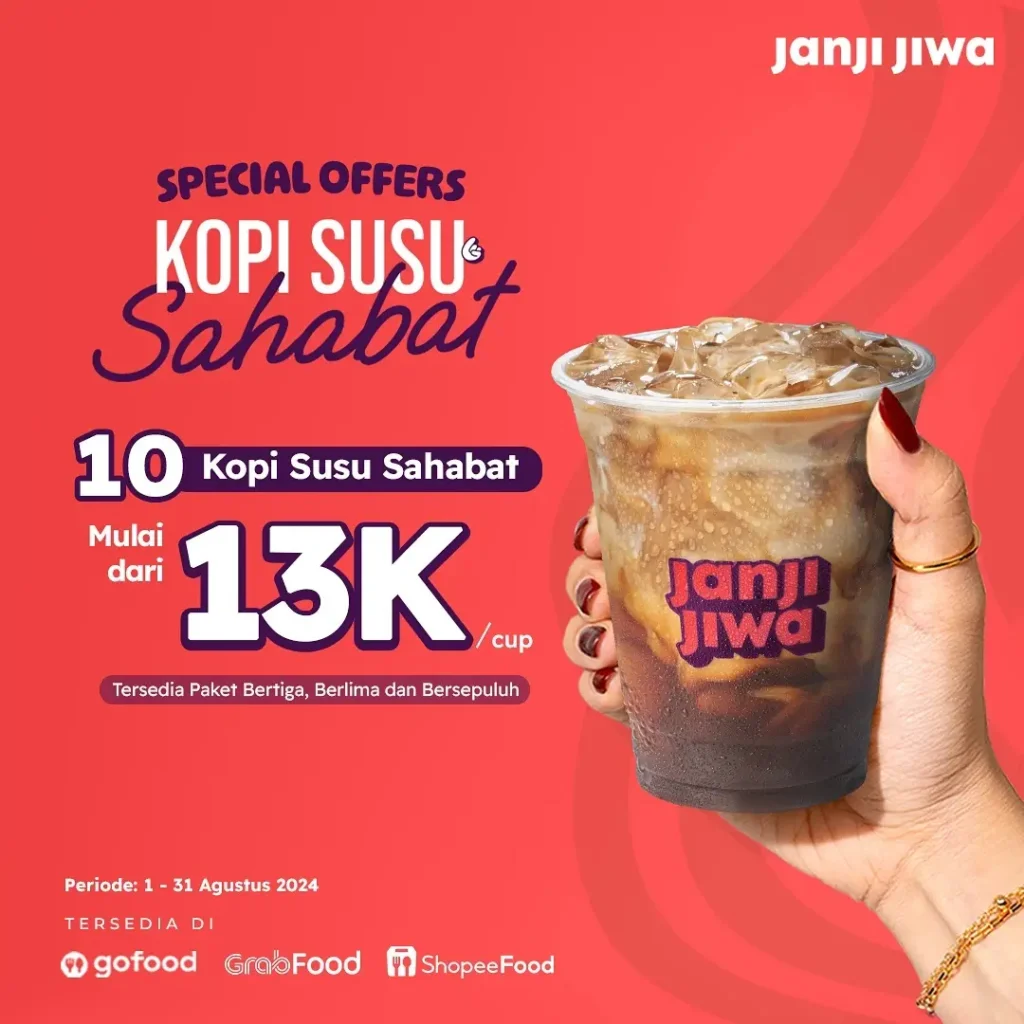 “Kelezatan Kopi Susu Jahe dari MENU KOPI JANJI JIWA”