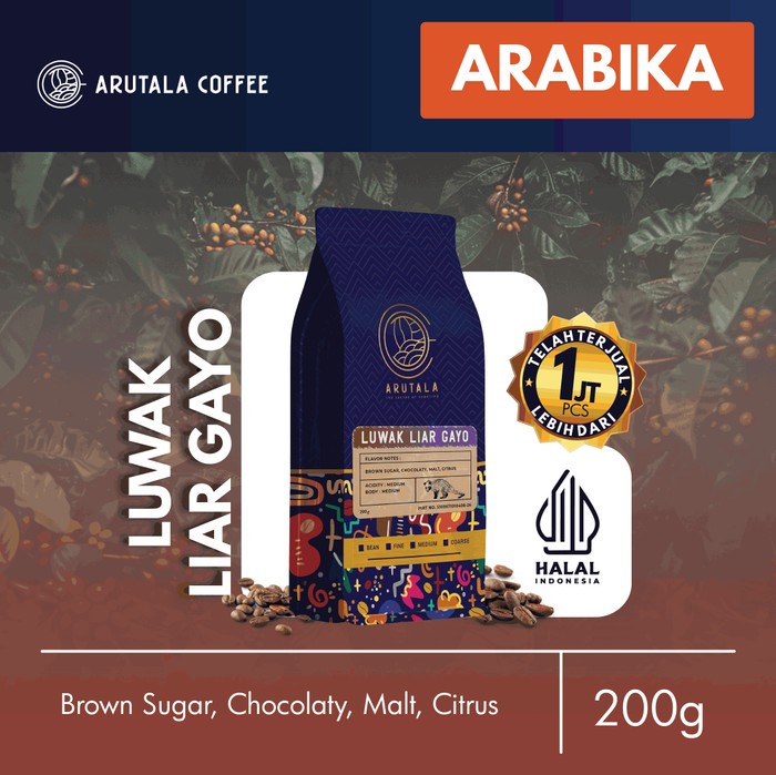 Kopi Gayo Luwak Liar Arutala Coffee: Pilihan Terbaik dan Berkualitas