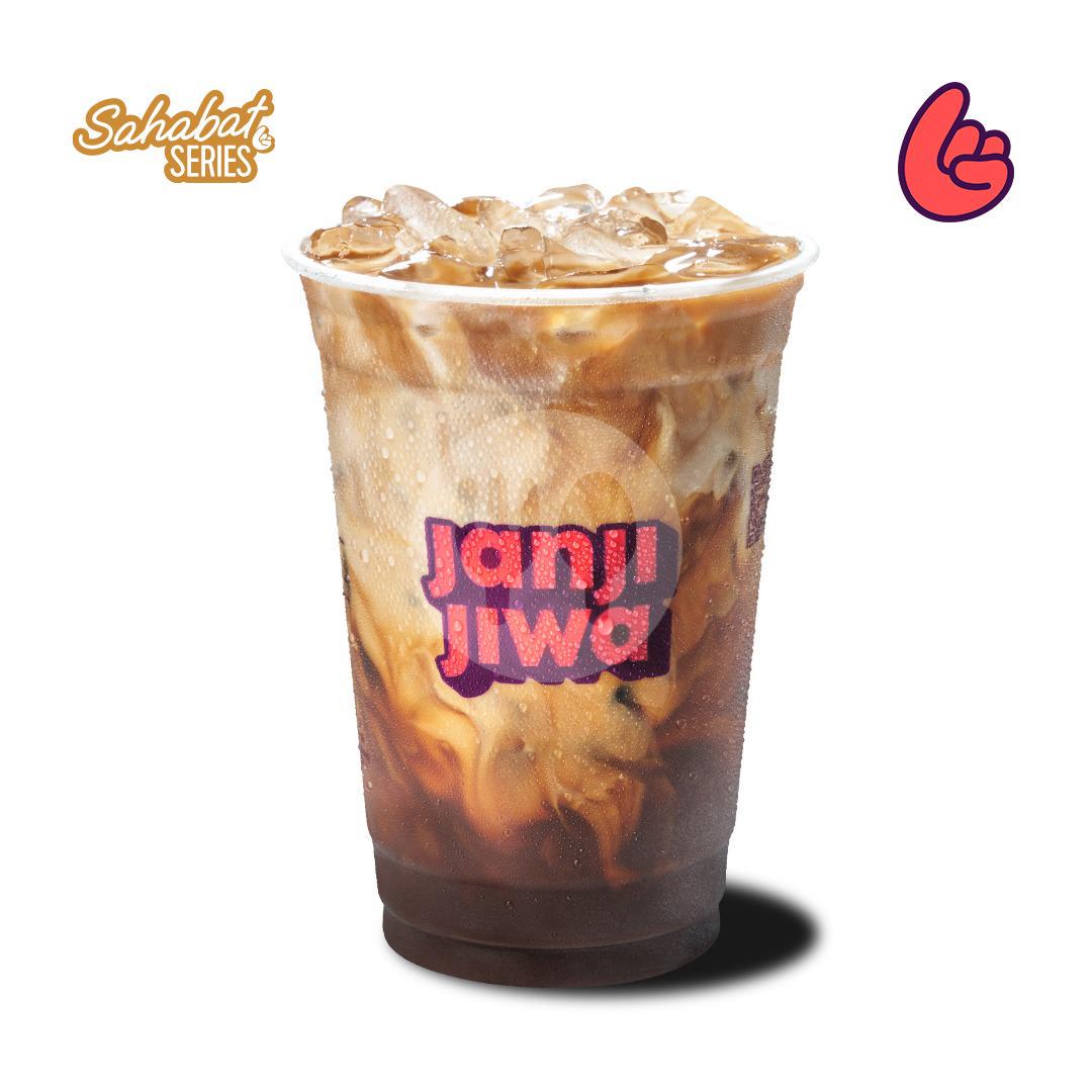 Kopi Janji Jiwa Iced Caramel Latte: Sensasi Rasa Manis dan Segar