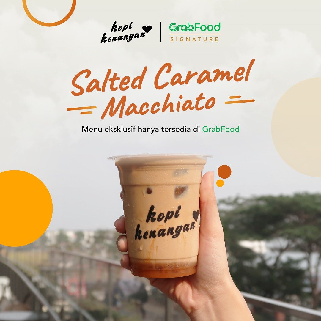 Kopi Kenangan Salted Caramel Macchiato