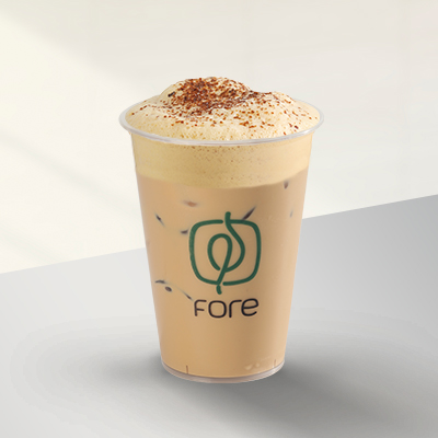Minuman Kafe Segar: Fore Double Iced Shaken Latte