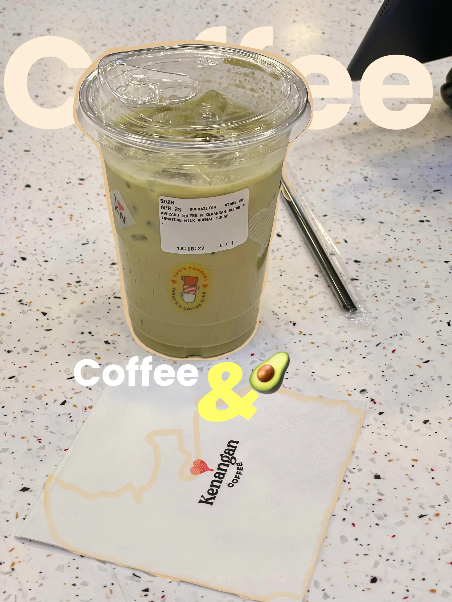 Rasanya Segar: Kopi Kenangan Avocado Coffee