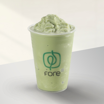 “Refreshing and Creamy: Fore Matcha Ice Blended”