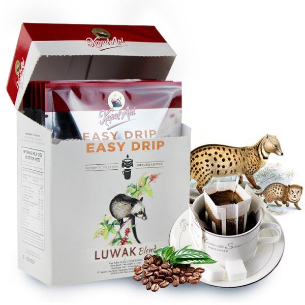 Set Kotak Spesial Kopi Drip Bag Luwak Arabica Arabika