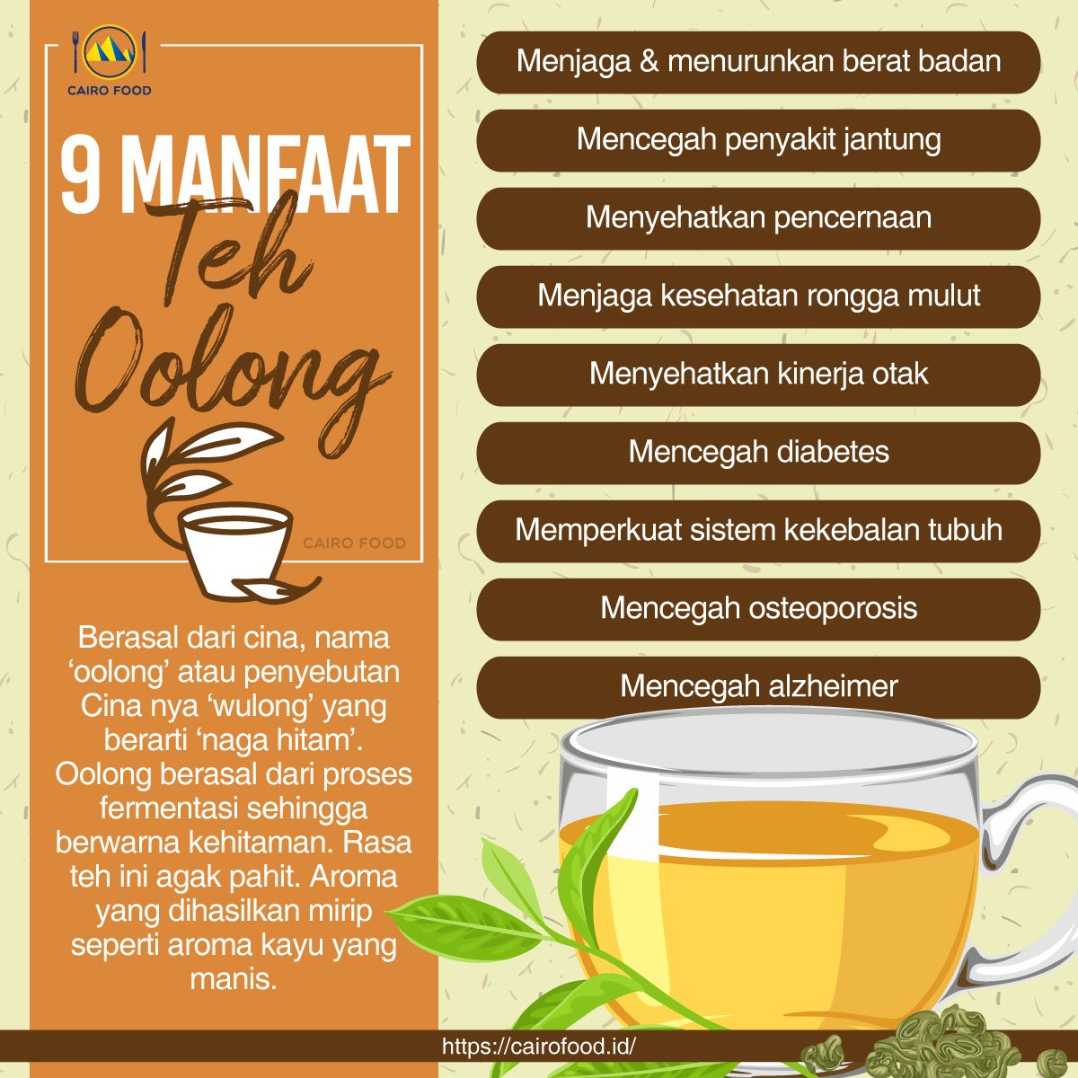 Keunggulan dan Manfaat Minuman Teh Oolong untuk Kesehatan