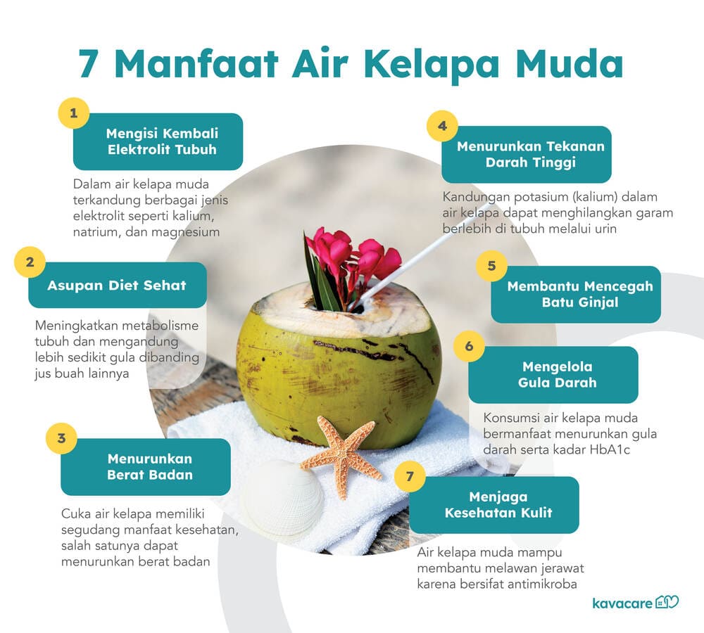 Manfaat dan Keunggulan Minuman Jus Kelapa Segar