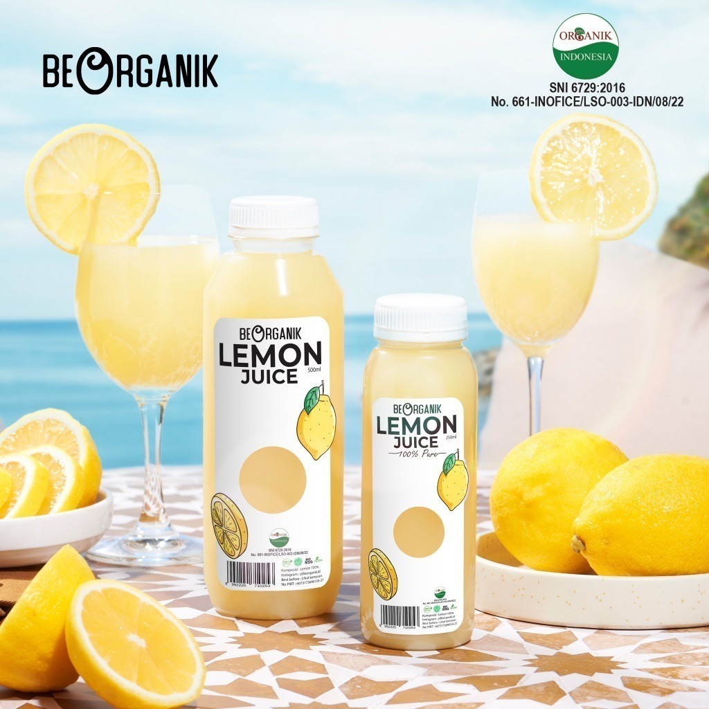 Minuman Beorganik Lemon Juice 100%: Pilihan Sehat dan Alami