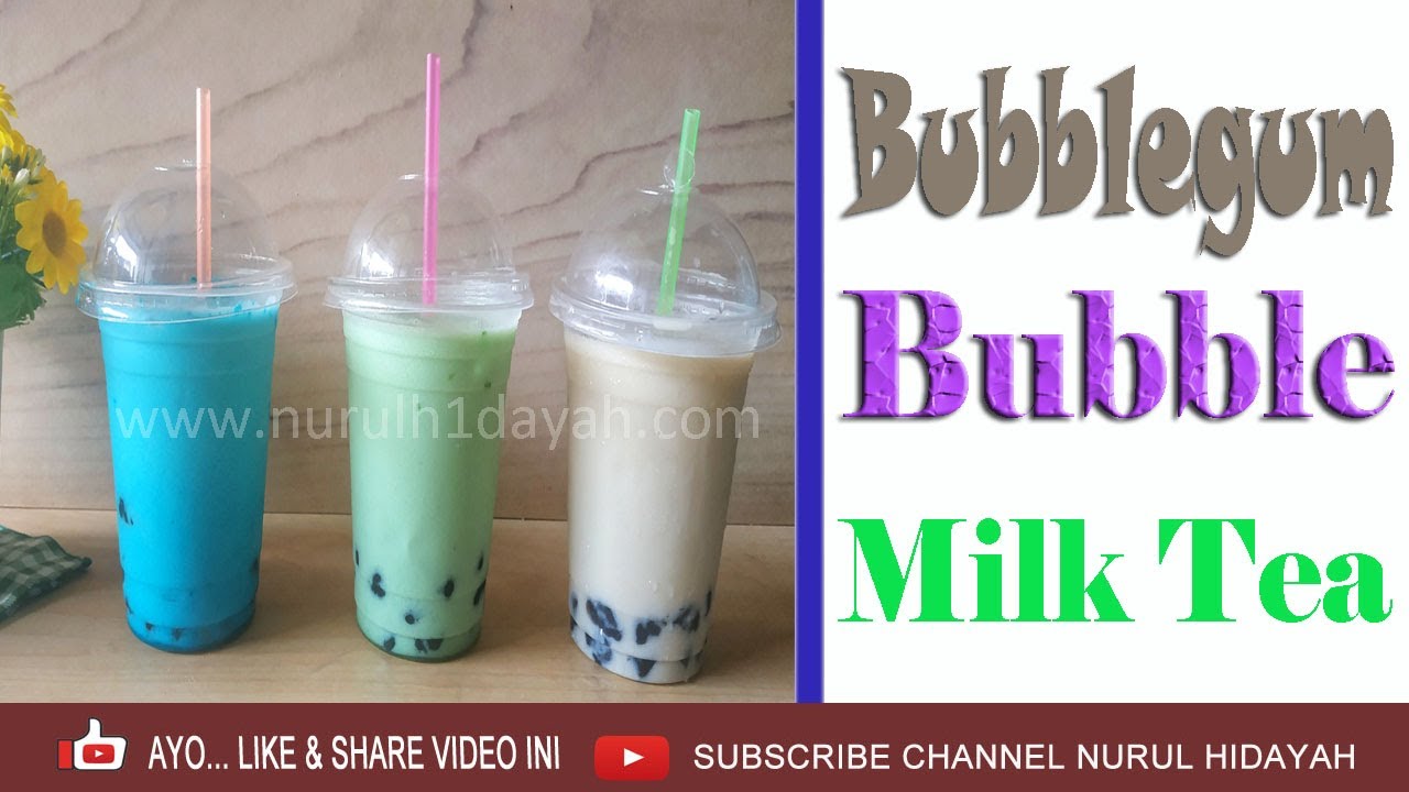 Minuman Bubble Gum Milk Tea: Rasa Manis dan Segar yang Menggoda