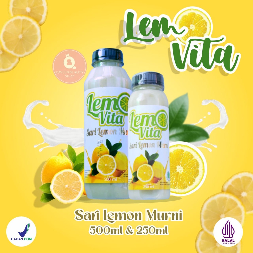 Minuman Lemovita Sari Lemon Murni: Kesegaran Alami yang Menyegarkan