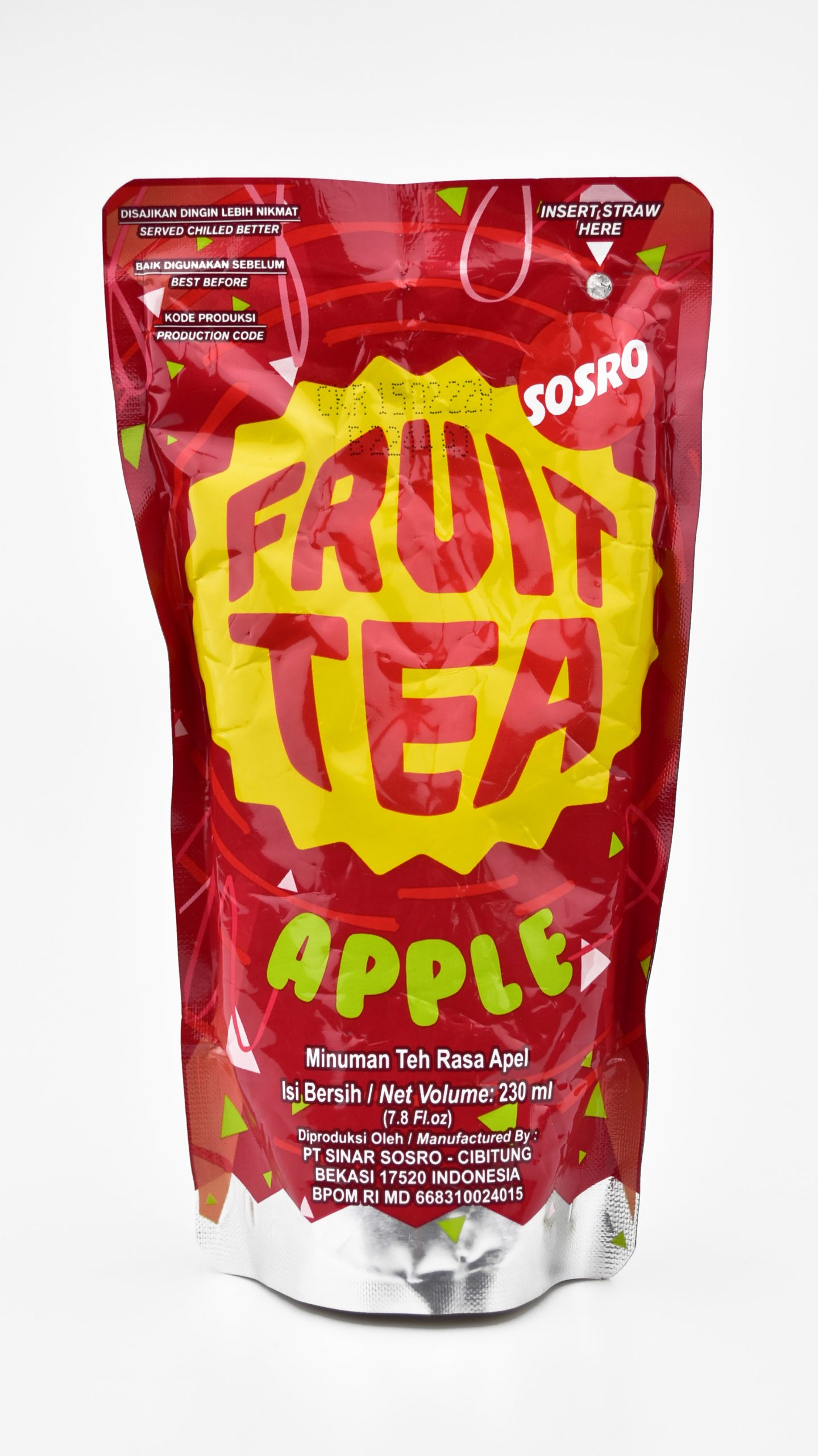 Minuman Sinar Sosro Fruit Tea Apple: Segar dan Menyegarkan