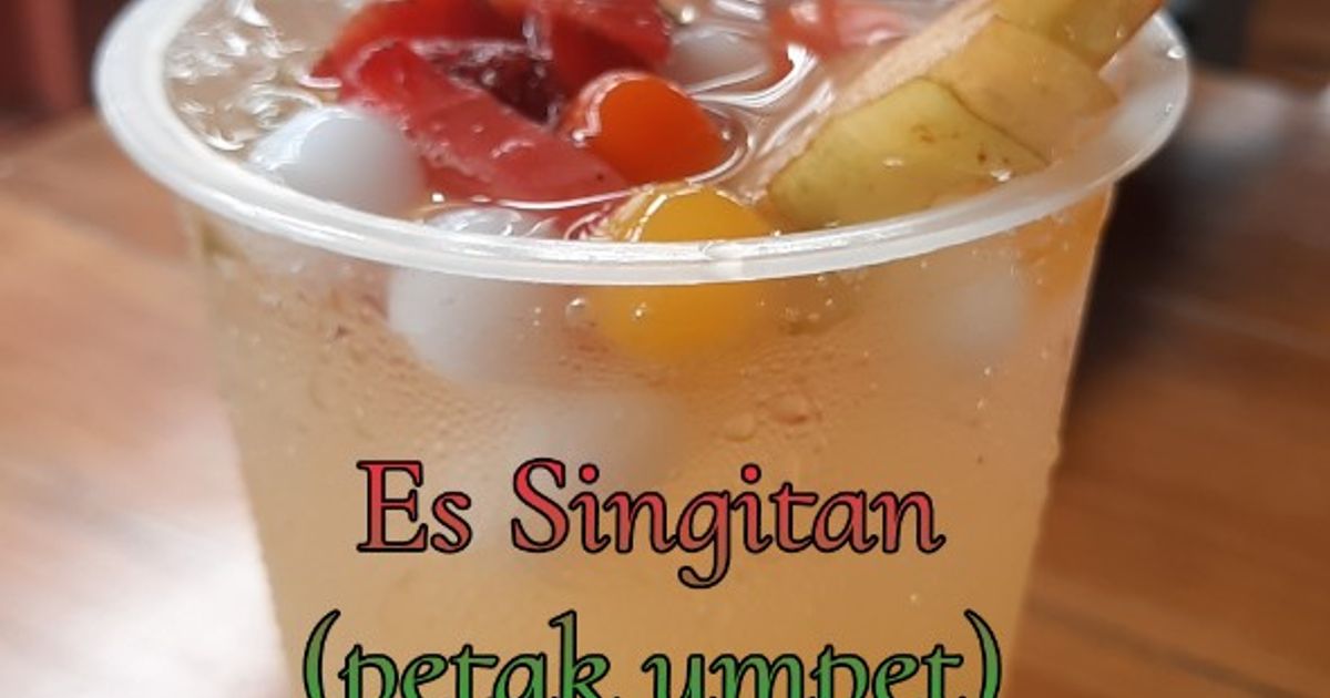 Minuman Es Petak Umpet: Segarnya Pilihan di Cuaca Panas