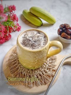 Resep Minuman Banana Coffee Smoothie yang Segar dan Lezat