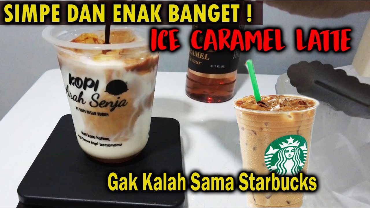 Segarkan Hari dengan Minuman Ice Kopi Susu Caramel yang Lezat