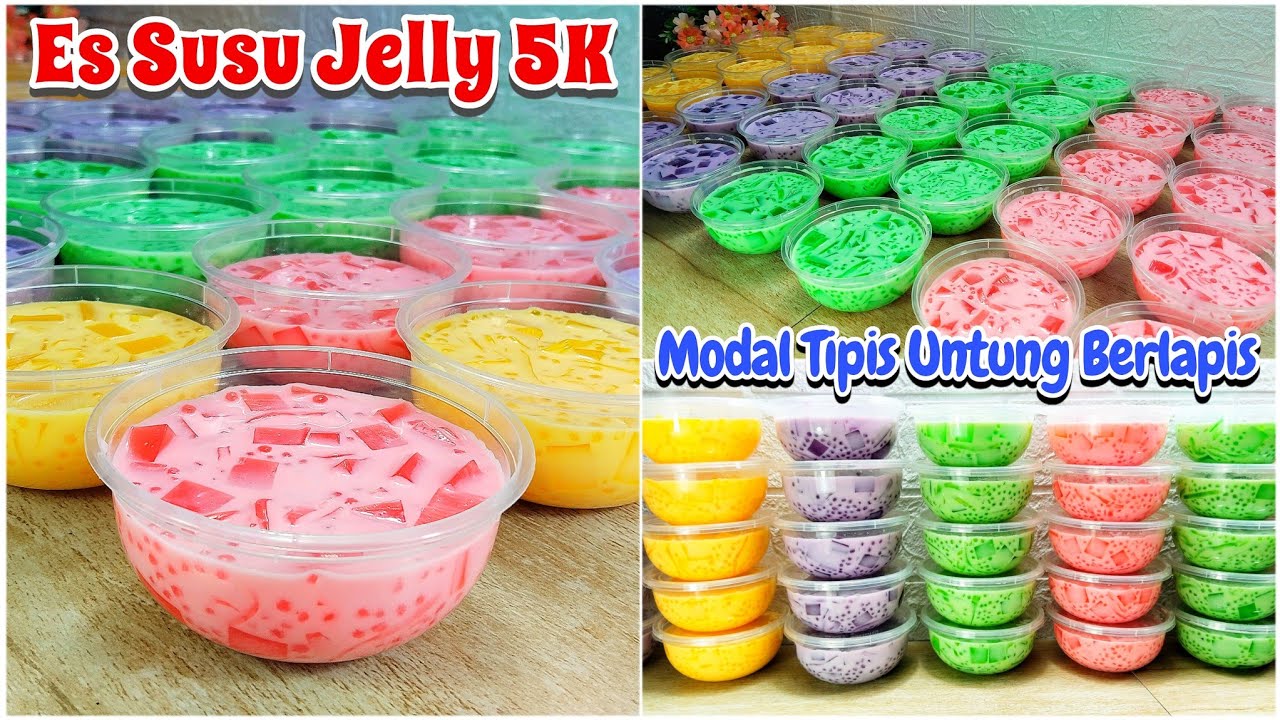 Segarnya Minuman Es Jelly Susu: Kombinasi Rasa yang Menggoda