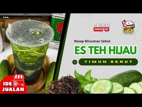 Segarnya Minuman Es Teh Mentimun untuk Menyegarkan Hari